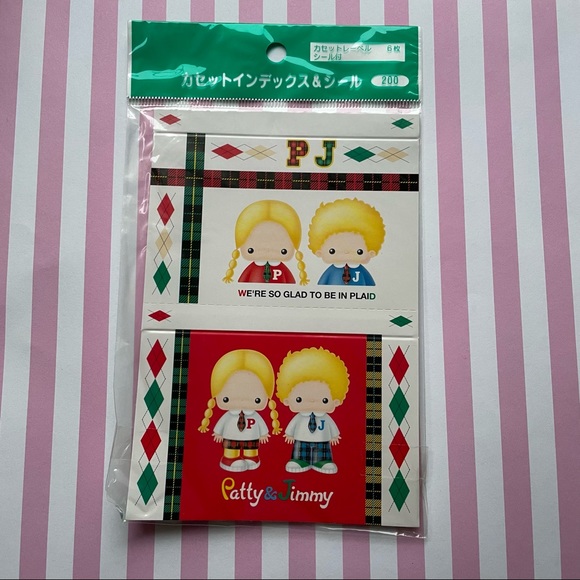 Sanrio Patty and Jimmy Plaid set - 1998 - Picture 7 of 9